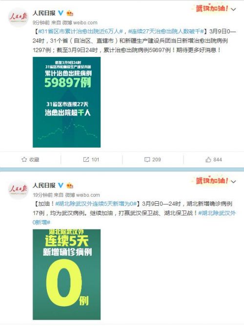湖北除武汉外五度“清零” 抗疫曙光初现，武汉攻坚仍不可松懈